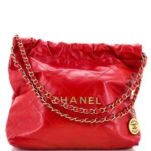 Chanel 22 Chain Hobo Quilted Calfskin #243600C43B